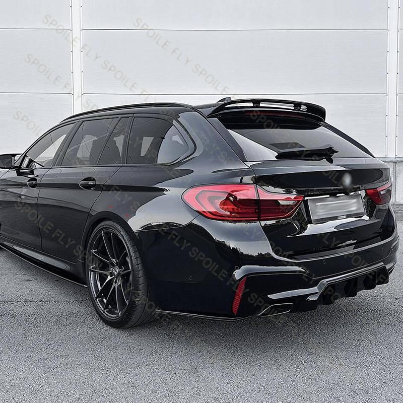 High Quality ABS For BMW 5 Series G31 2017 To 2026 Estate Touring H Style Car Rear Roof Spoiler Wing Body Kit Glossy Black