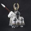 Medieval Knight Serie Figures Building Blocks Warrior Soldiers Guards Lion Heart Hospital Teutonic Knight Battle Pastor Kid Gift