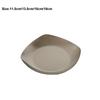 Retro Stainless Steel Cake Tray Square Silver Dessert Plate Luxury Photo Props Jewelry Storage Plate Home Decoration