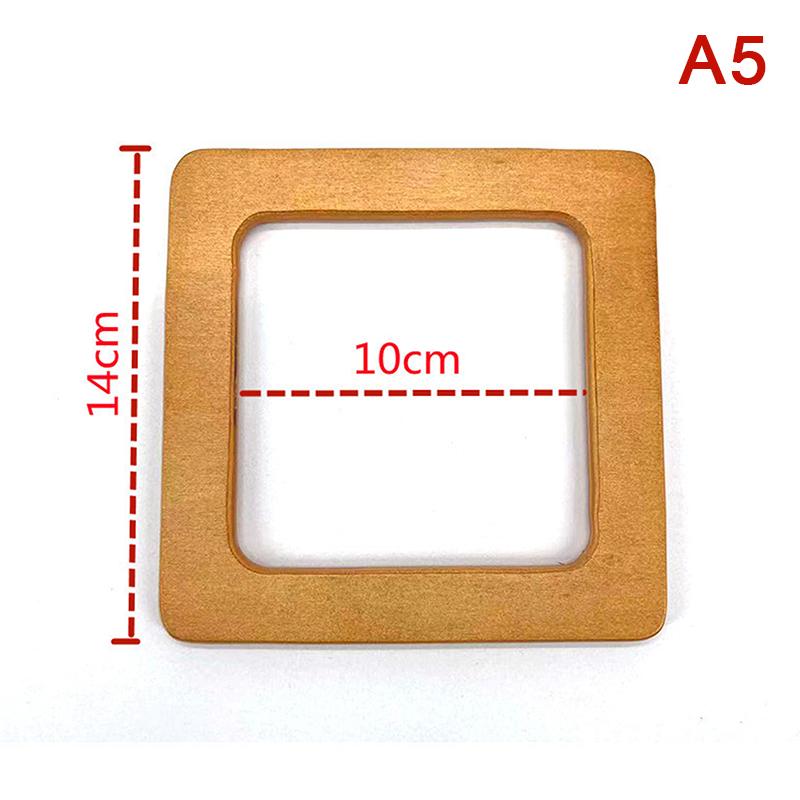 

Деревянная ручка для сумки Декоративный квадратный деревянный ремешок Однотонный Аксессуары для замены ручки сумки ручной работы Сделай сам Ручка для женской сумки-клатча