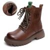 First layer cowhide Martin boots women's locomotive European short boots round head platform autumn and winter women's shoes boots long boots women's