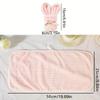 5Pcs Rabbit Towel Set Easter Gift Home Kitchen Bathroom Decor Supplies Wedding Baby Shower Kids Birthday Party Favors Guest Gift