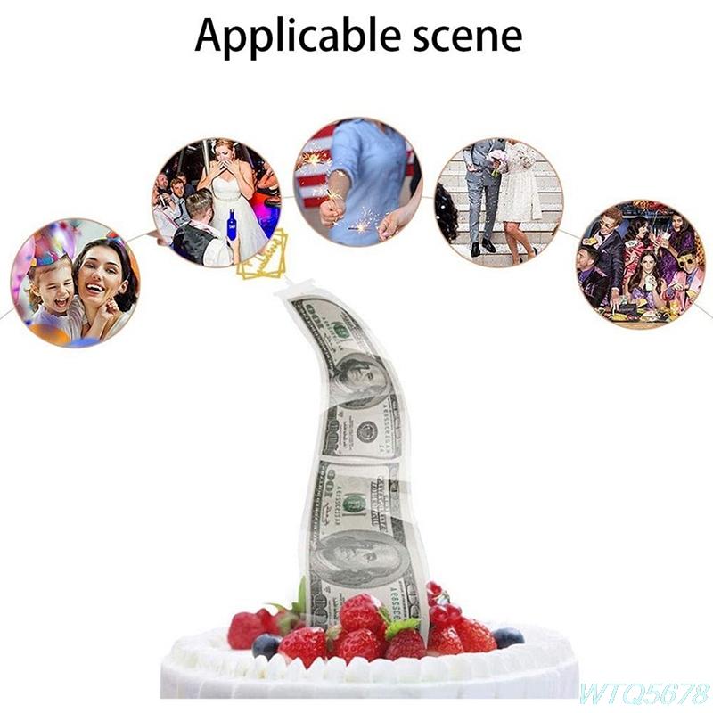 Scatola per Torta con Estrazione Soldi Riutilizzabile Stampo Creativo per Torte Decorazione Divertente per Torte Scatola per Estrazione Soldi Torta Decorazione per Feste di Compleanno