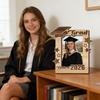 Picture Frame For Graduates Two Pieces Ornament 2026 Graduation 5x3.5 Inch Photo Frame For High School University Students