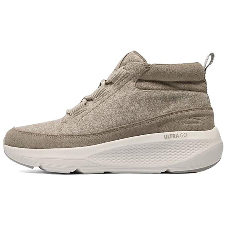 (WMNS) Skechers Ultra Go Shoes Beige Brown Women s 144532-DKTP EU 35