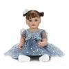 KEIUMI Implanted Hair Girl Reborn Baby Dolls 55 Cm Realistic Skin Can Bathe Bebe Doll Reborn Kids Play Partner Toy