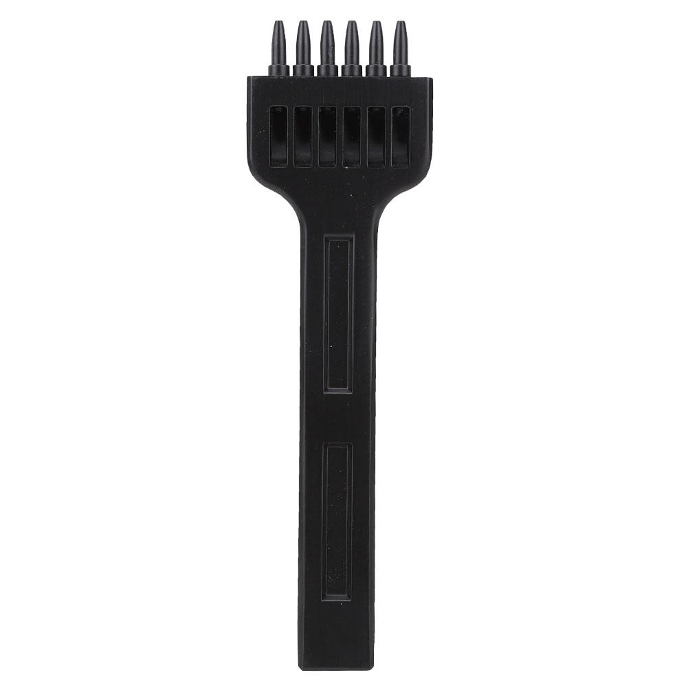 3PCS Leather Hole Puncher Stitching Punch Tool 4mm 2Celsius4Celsius6 Holes High Carbon Steel Leather Craft Punching Tool