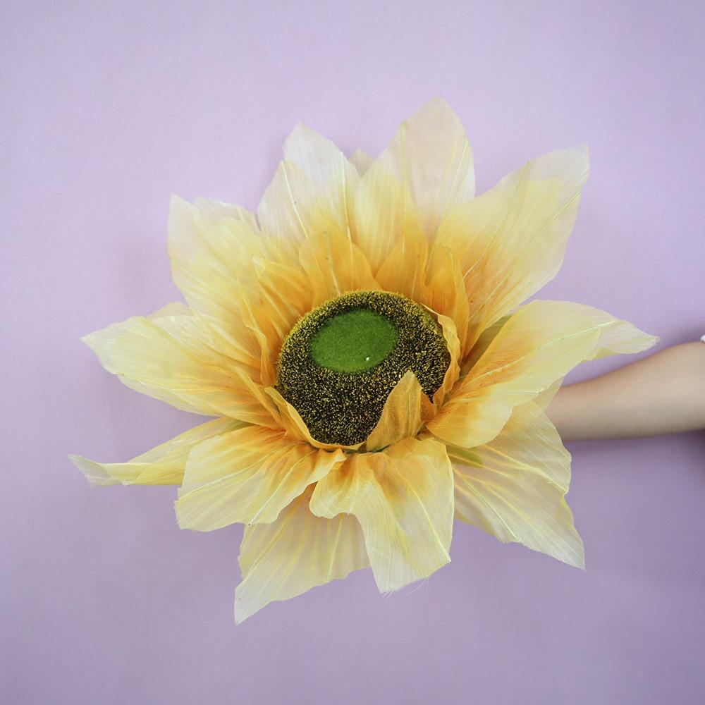 New 45/55cm Artificial Sunflower Giant Window Display Simulation Sun Flower Fake Flower Background Props
