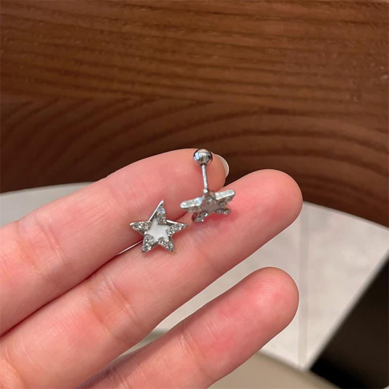 Trendige europäische und amerikanische Stern-Quastenohrringe für Damen