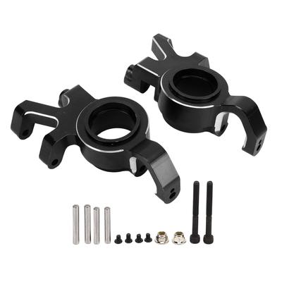 1 Pair RC Front Steering Block CNC Aluminum Alloy Front Axle Steering Cup Replacement for TRAXXAS
