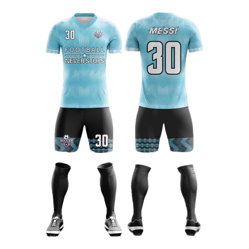 

JunYouHui Digital Print Football Jersey Set M