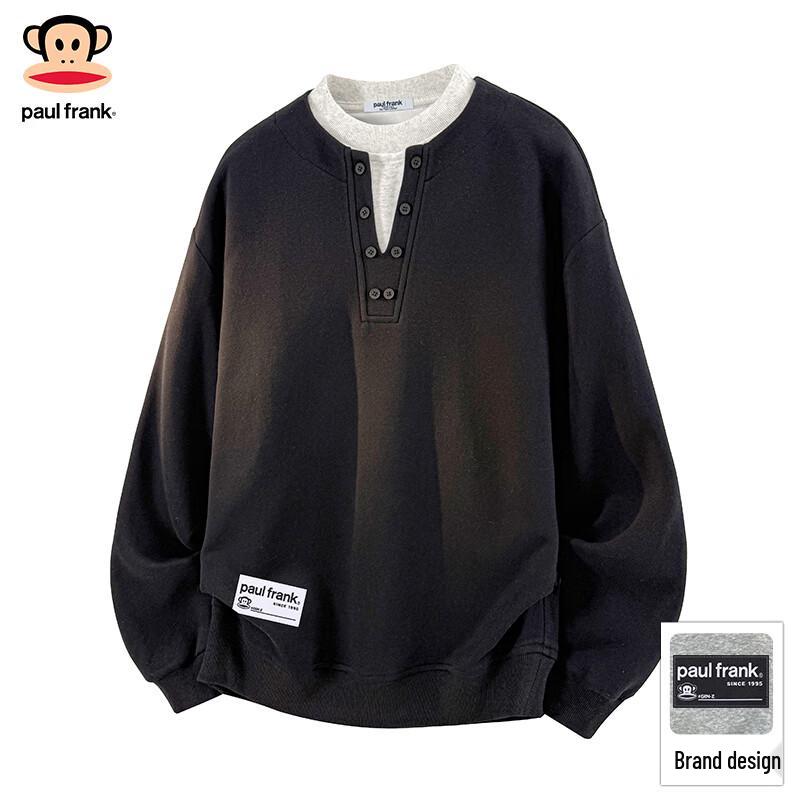 Paul Frank Unisex Loose-Fit Long Sleeve Sweatshirt L