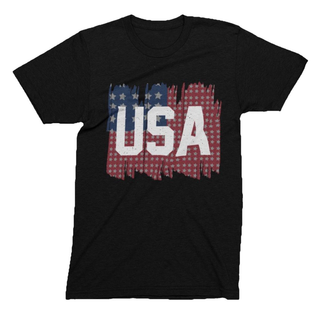 USA Flag T-Shirt | Patriotic Distressed American Flag Shirt