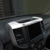 For Dodge Ram 1500 2019-2025 ABS Chrome Dash Center Storage Box Frame Cover Trim