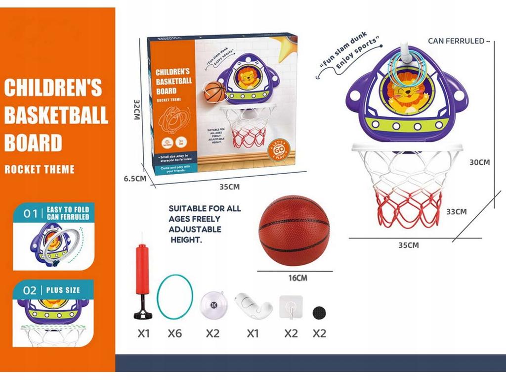 Basketball game with a racket and a lion 0852