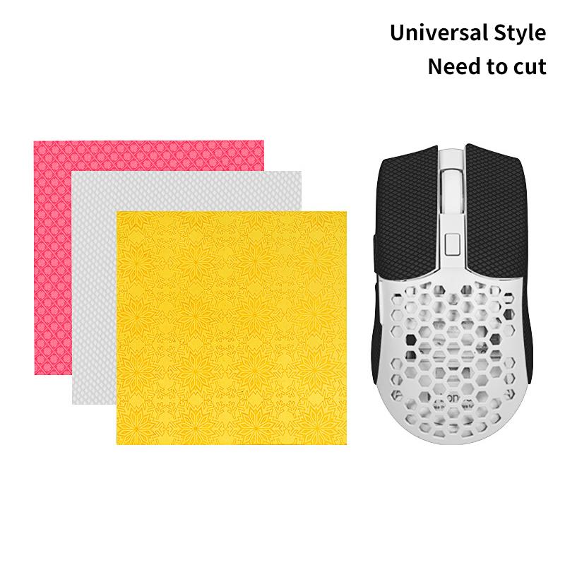 12*11cm DIY Anti-Rutsch Universal Stil Maus Aufkleber Kabellos Gaming Schweißresistent Maus Griffband Abriebfest PC Desktop Laptop