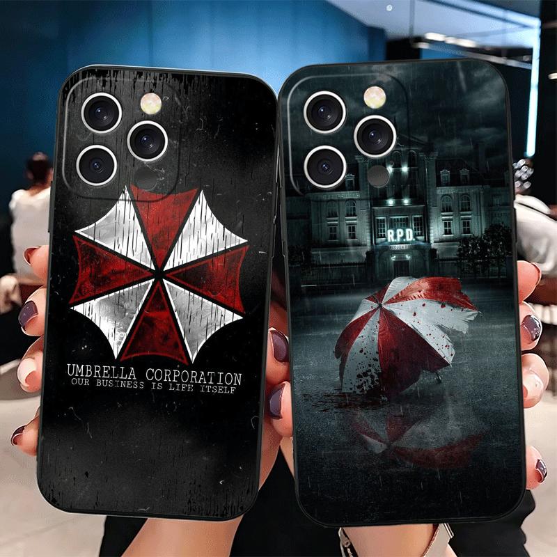 R-Resident-Evil Game Soft Phone Case for iPhone 16 16E 17 Air 15 Pro Max 14 Plus 13 Mini 11 12 7 Black Cover Back Shell