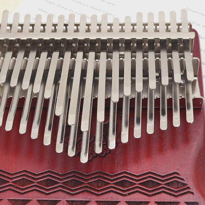 Pian cu degetul mare retro cu 34 de tonuri: Kalimba portabil ușor de învățat