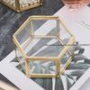 Nordic in Minimalist Glass Storage Jewelry Tray European Retro Mini Glass Jewelry Box Display Decoration Ornaments