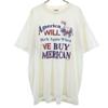 SCREEN STARS BEST 90s Made In USA Old Message Short Sleeve T-shirt Men's Used