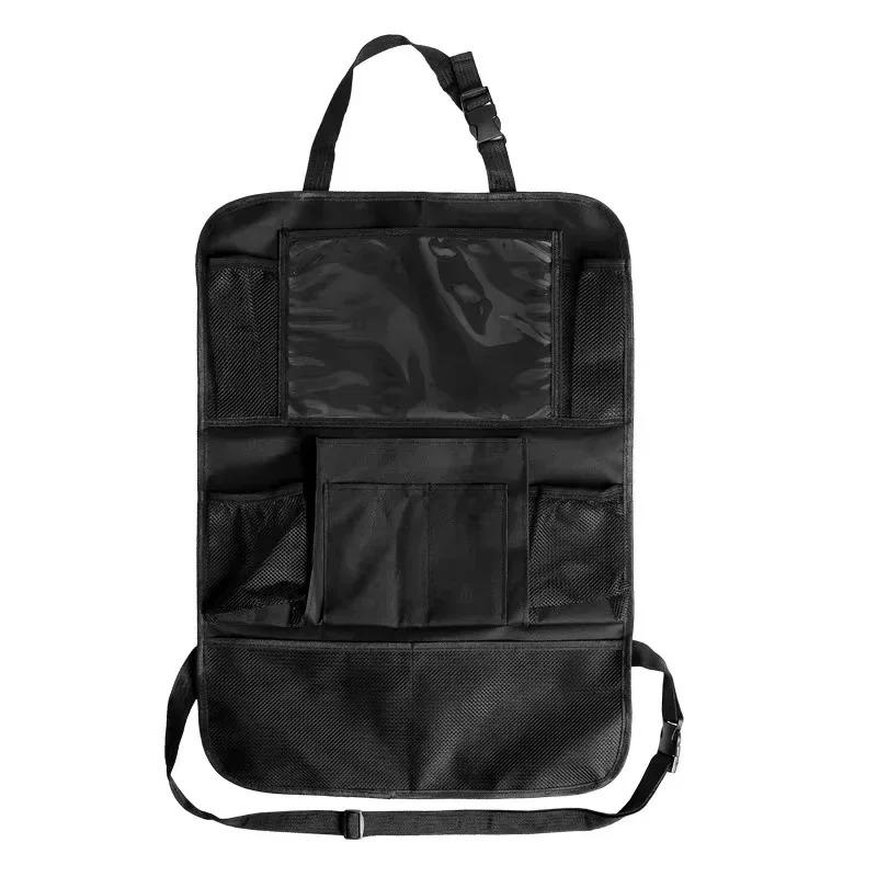 

Car Seat Organizer Multifunctional Oxford Fabric Back Multi Pocket Storage Bag with Tablet Holder Protector for Kids