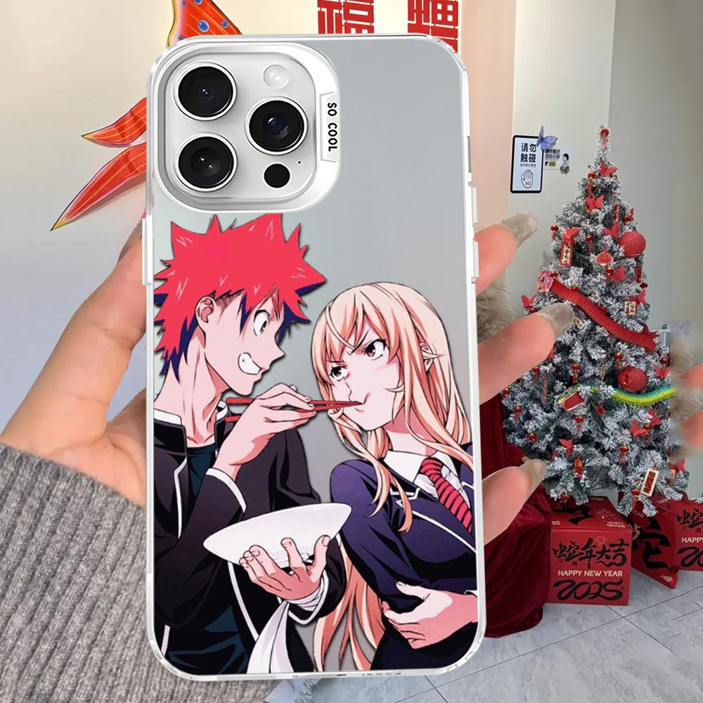 Soma Yukihira Food Wars Shokugeki no Soma Anime Phone Case For iPhone16 15 14131211ProMax X XR87Plus Matte Shockproof Back Cover