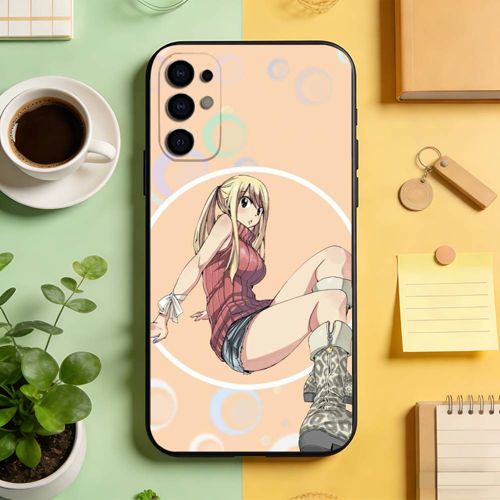 Fairy Tail Lucy Heartfilia Phone Case Black Silicone Soft For Samsung S25,S24,S21,S22,S23,S30,Ultra,S20,Plus,Fe,Lite