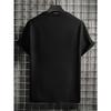 Men's Fashionable Creative Design Airplane Print Short-Sleeve T-Shirt for Sports, Leisure, and Daily Versatile Wear In Summer