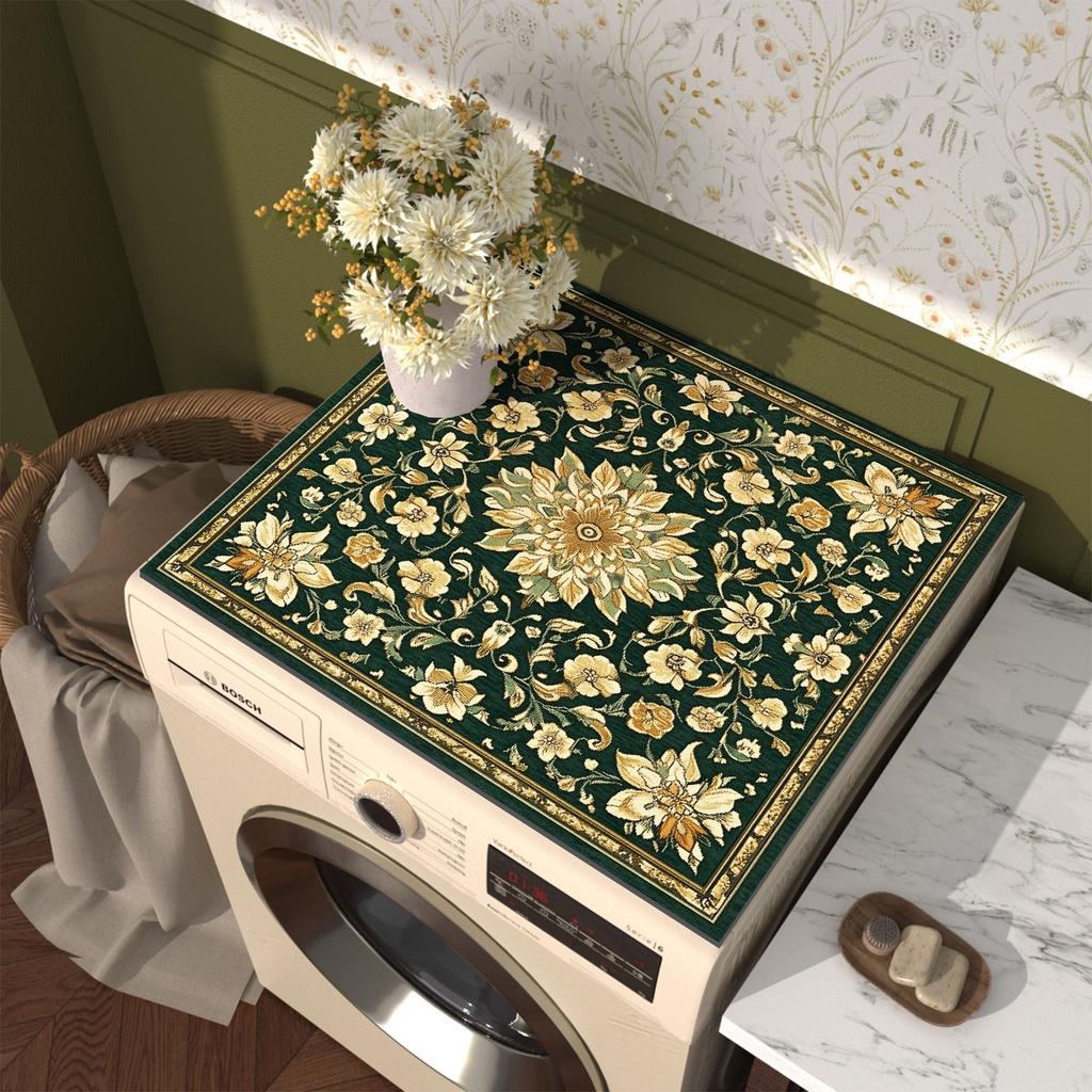 Washing Machine Cover Mat Washer Dryer Cover Pad Coffee Drain Pad Table Placemat Splash Proof Dry Anti Slip Pads Insulated Mats