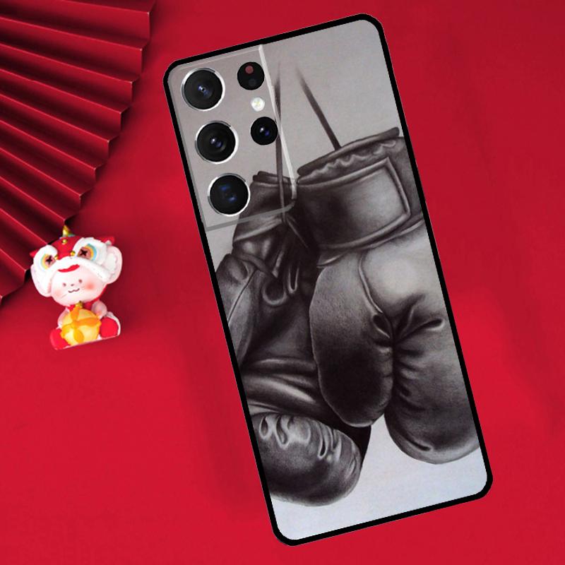 Boxing Gloves Case For Samsung Galaxy S25 S26 Ultra S22 S23 S24 Ultra S20 S21 Plus S10 S25 FE Cover Funda