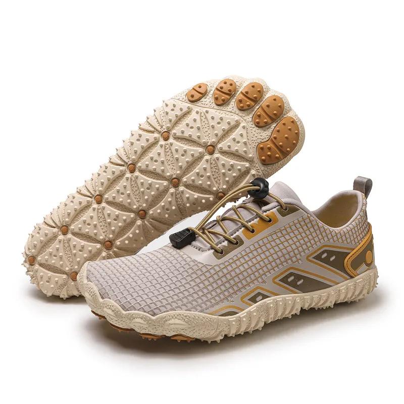 Men Women Water Shoes Upstream Wading Swimming Barefoot Five Fingers Aqua Shoes Beach Seaside Light Unisex Sneakers