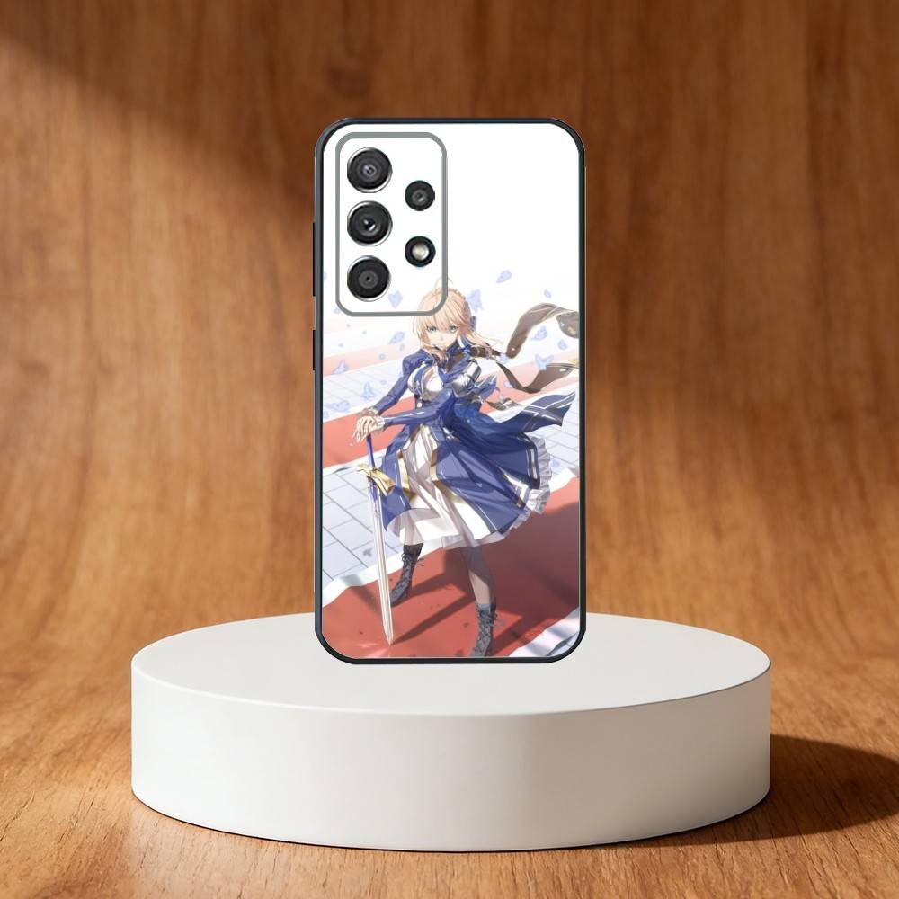C-Cool F-Fate S-Saber Anime Phone Case For Samsung S25,S24,S21,S22,S23,S30,Ultra,S20,Plus,Fe,Note,10,9,5G Black Cover