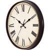 Vintage Dial Clock Silent Wall Clock with Roman Numerals Decorative Oversized European Style for Living Bedroom Kitchen Cafe and Bar Decor