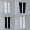 Ruffle Lolita JK Mid-Calf Socks Net Socks Mid-Calf and Long Flower Leg Warmers Transparent Academy Style Lace Silk Hosiery Gift