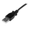 Câble Mini USB - A vers Mini B coudé 90° vers le haut - 1 m - Noir