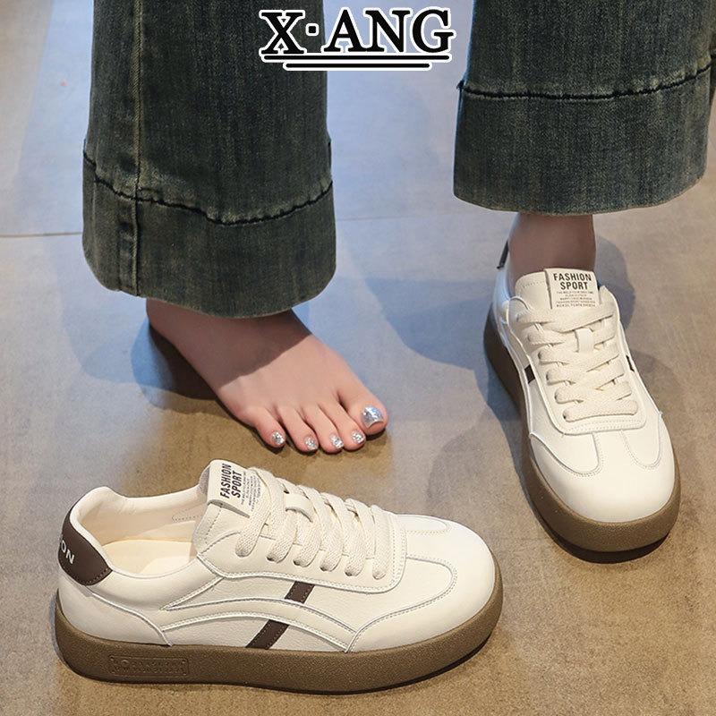 Leather Soft-soled White Shoes Women's Shoes Autumn New Women's Casual Sports Shoes