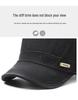 Breathable Adjustable Cotton Flat Top Duckbill Hat