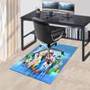 1pc Super Mario Bros Team Carpet for Playroom Bedroom Living Room Sofa Home Decor,kids Game Area Rug Non-slip Floor Mat Y72914