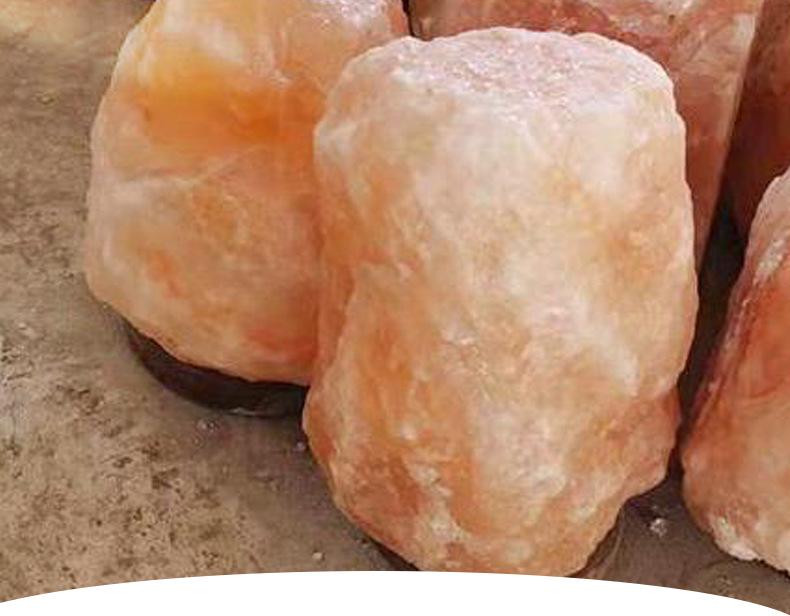 Himalayan Crystal Salt Lamp: Rose Mineral Night Light for Bedroom Bedside, European Style Desk Ornament.