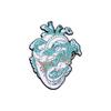 Cute Cartoon Heart Badge Artistic Pin Fashionable Pin Accessory Acrylic Texture Suitable for Daily Wear or Special Gifts