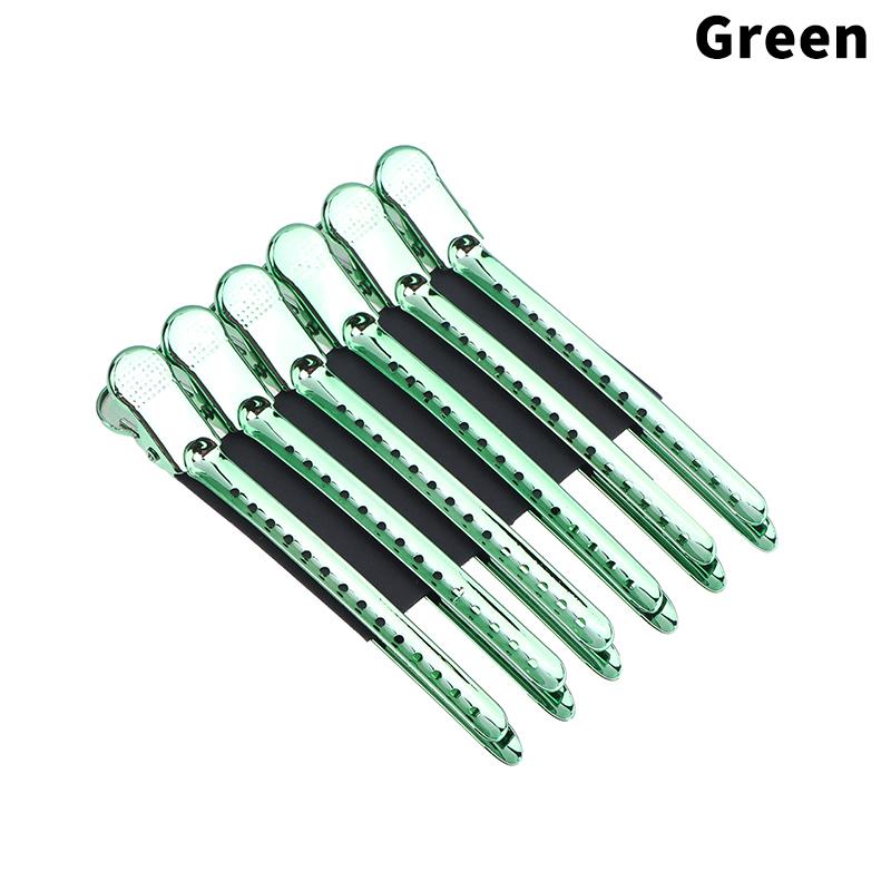 סט 12 קליפסים לשיער חבילה קליפס ברווז קליפס שיער מתכתי קליפס למספרה קליפס קבוע לכלי עיצוב לסלון ולבית