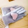 Love Plush Gloves Women's Cute Warm Thick Cycling Touch Screen Gloves