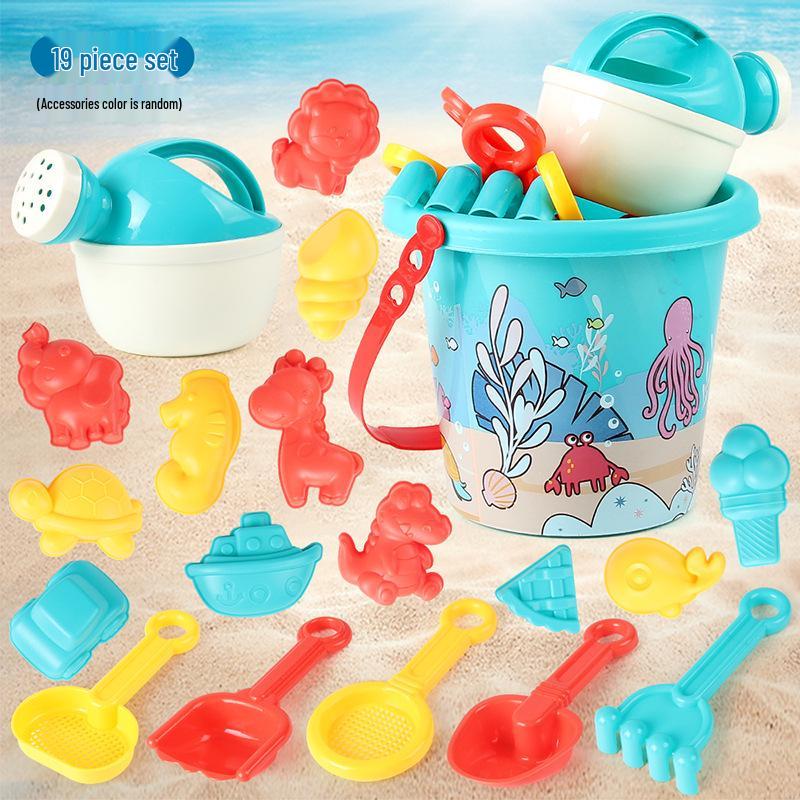 Kids' Beach Sand Toy Set: Bucket, Shovel, Hourglass & More for Outdoor Fun