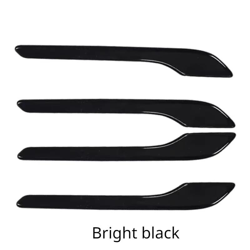 Car Door Handle Sticker For Tesla Model 3/3+ Model Y Juniper Door Protector Wrap Cover Paste ABS Modification Accessories 4PCS