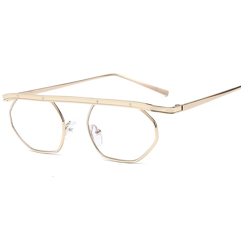 Polygon Shape Sun Glasses For Women Stylish Stylish UV Ray Blocking Sun Glasses Woman European American Style For Men Sunglass