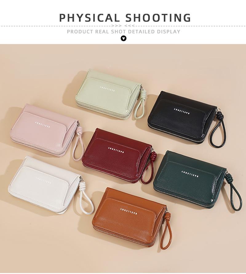 Women's High-end Mini Zipper Wallet & Card Holder