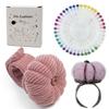 Pumpkins Wrist Pin Cushion Set With Snap-Pop Rings Needle Storage Pin Holder DIY Handcraft Sewing Accessories Kit For Needlework