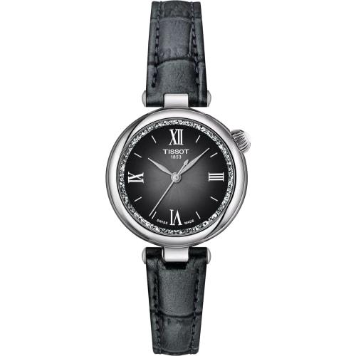 Tissot Desir Women's Watch with Leather Strap and Silver Dial, Officially Imported, Model T1520101603800