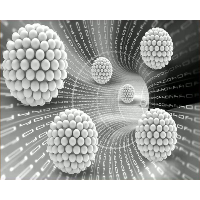 Wallpaper 3d Photo Murals Building Space Modern Background Wall Papers Home Decor 3d Wallpaper