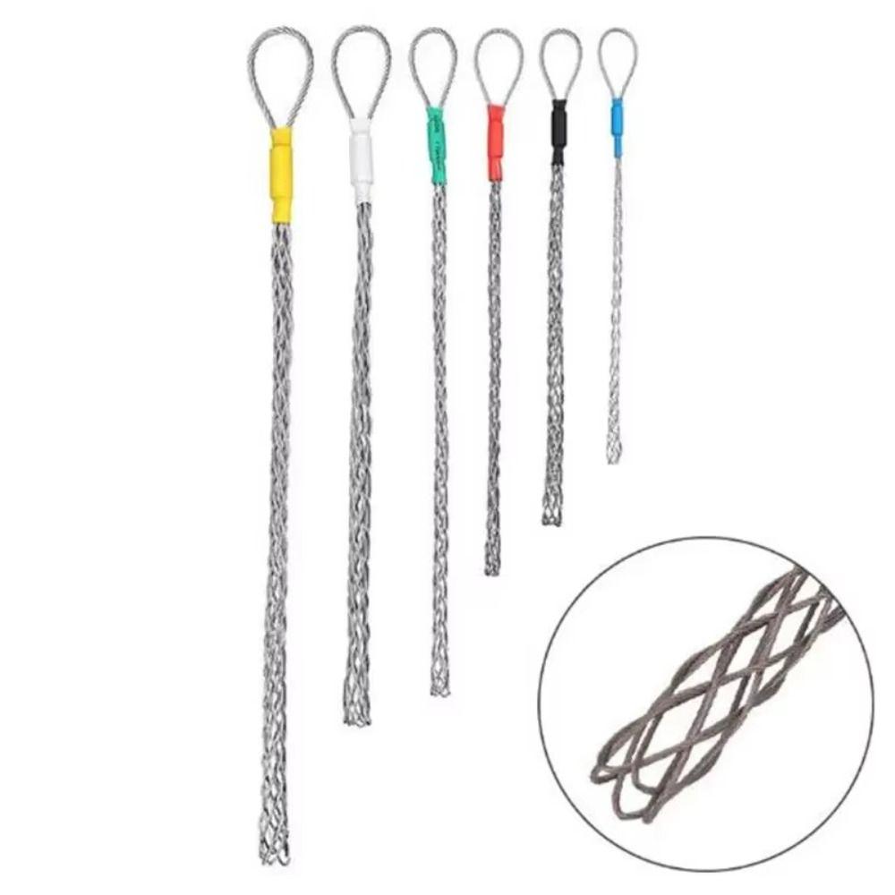 Anti-Slip Design Wire Grips Steel Mesh Pipe Conduit Puller Lassos Cable Puller Electrician Tools